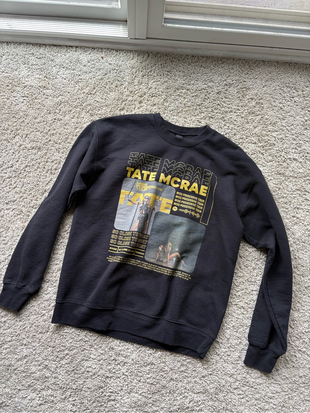 Tate McRae Miss Possessive Tour Crewneck